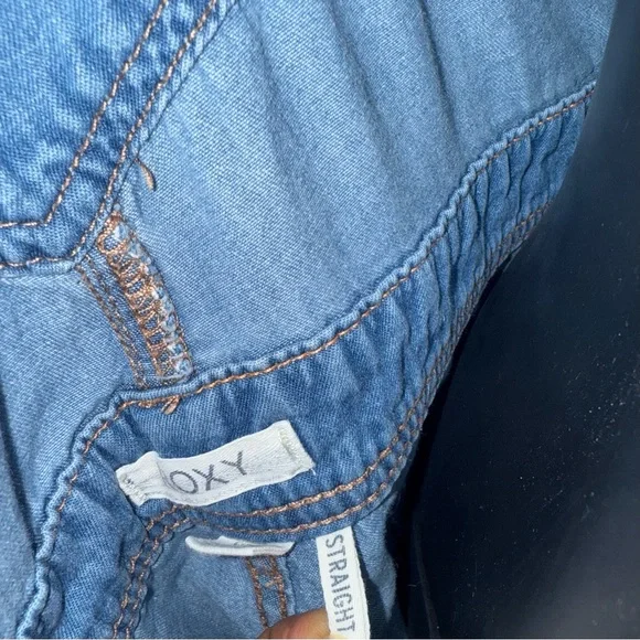 Roxy Light Blue Denim Overalls - Picture 13 of 15